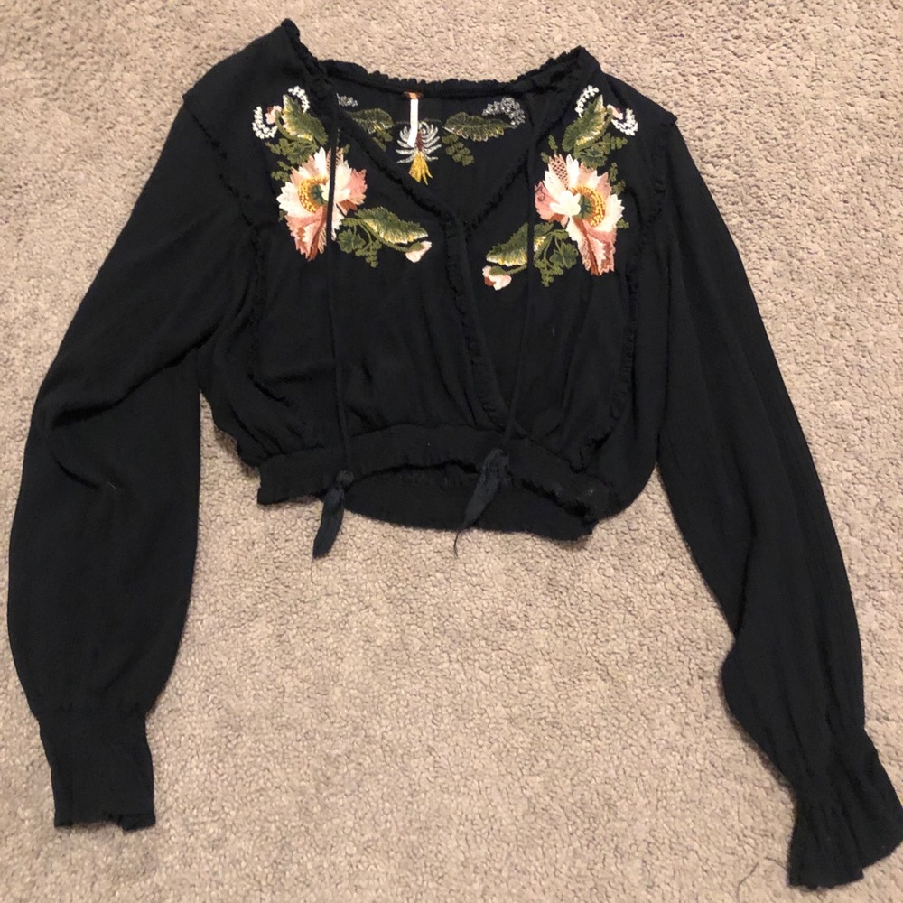 FREE PEOPLE long sleeve blouse